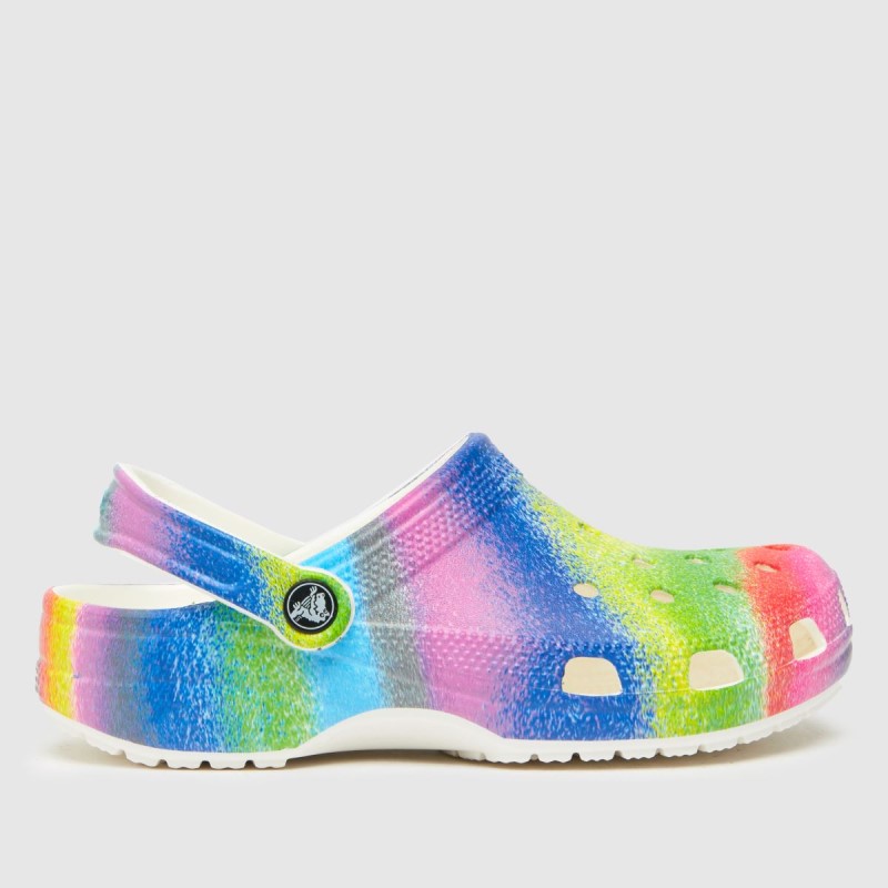 Dr.Martens NZ Multi Crocs Classic Spray Clog Girls Youth Sandals