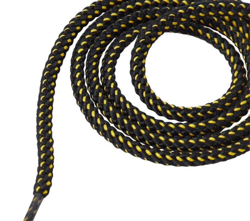 100Cm Boxed Indust Lace Black/Yellow Round Dr.Martens NZ