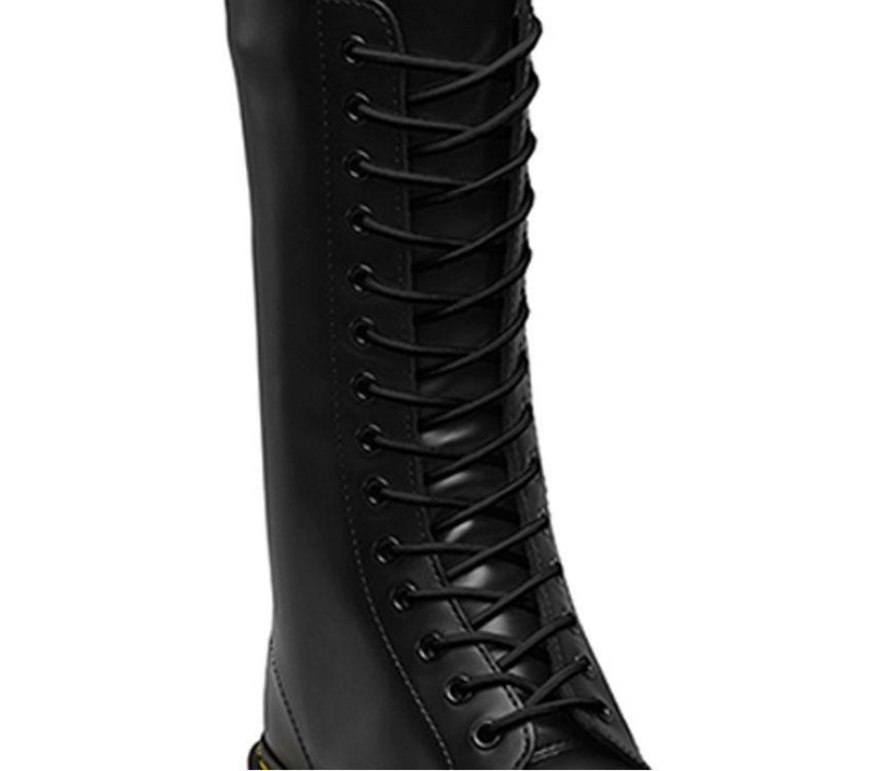 Black Round 210Cm Round Laces (12-14 Eye) Dr.Martens NZ