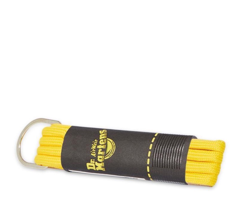 Dr.Martens NZ Yellow 100% Tetoron 65Cm Yellow Round Laces (3-Eye)