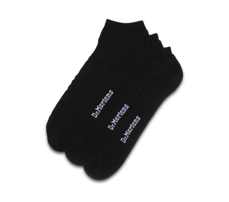 Short Double Doc 3Pk Black Cotton Blend Dr.Martens NZ