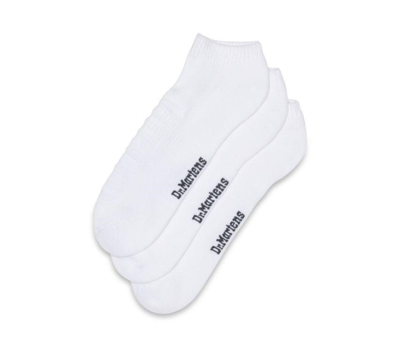 White Cotton Blend Short Double Doc 3Pk Dr.Martens NZ